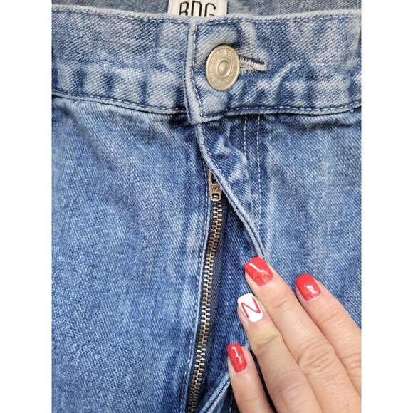 BDG High- Rise Baggy Light Wash Jeans Size 34 Relaxed Casual 90's Y2K Bohemian - Picture 4 of 7